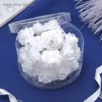 Шпилька для волос &laquo;Беляночка&raquo;, белая