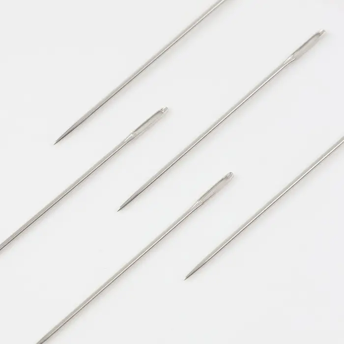 Иглы швейные для штопки, d=0.9 мм, 4 см, заострённые, 10 шт.