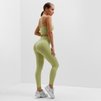 Леггинсы спортивные MINAKU: SPORTLY; цвет зелёный р-р S