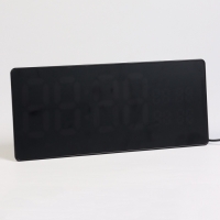 Часы электронные настенные, календарь термометр, 36.2 х 15.5 см, зеленые цифры 10 х 4.5 см 1076627 Часы электронные настенные, календарь термометр, 36.2 х 15.5 см, зеленые цифры 10 х 4.5 см 1076627