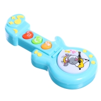 Игрушка музыкальная гитара «Коровка», звуковые эффекты, цвета МИКС Игрушка музыкальная гитара «Коровка», звуковые эффекты, цвета МИКС