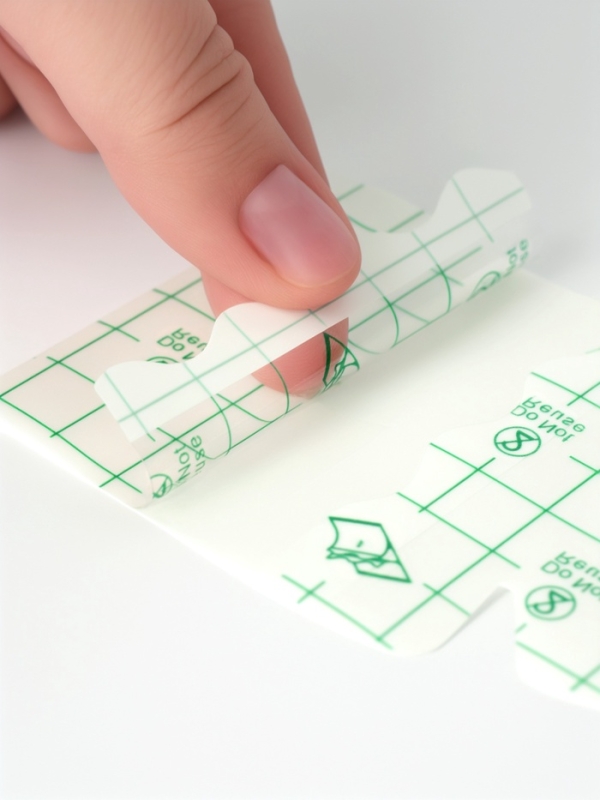 Защитная пластина д/ног на кл основе (наб 2 шт цена за наб) 10*7,2см ПУ прозрач пак ОТ