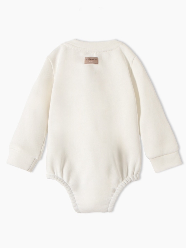 Свитшот-боди детский MINAKU, цвет экрю, рост 62-68