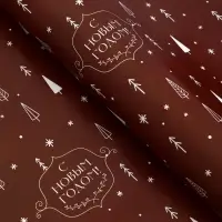 Бумага упаковочная новогодняя глянцевая двусторонняя &laquo;Изысканность&raquo;, 50&times;70 см