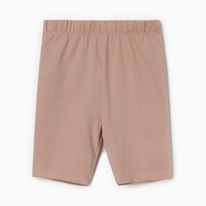 Велосипедки для девочки MINAKU, цвет бежевый, рост 110