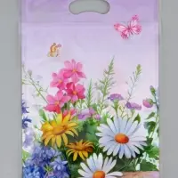 Пакет подарочный, с zip-lock застежкой, "Ёжик", 15х23 &plusmn; 1см