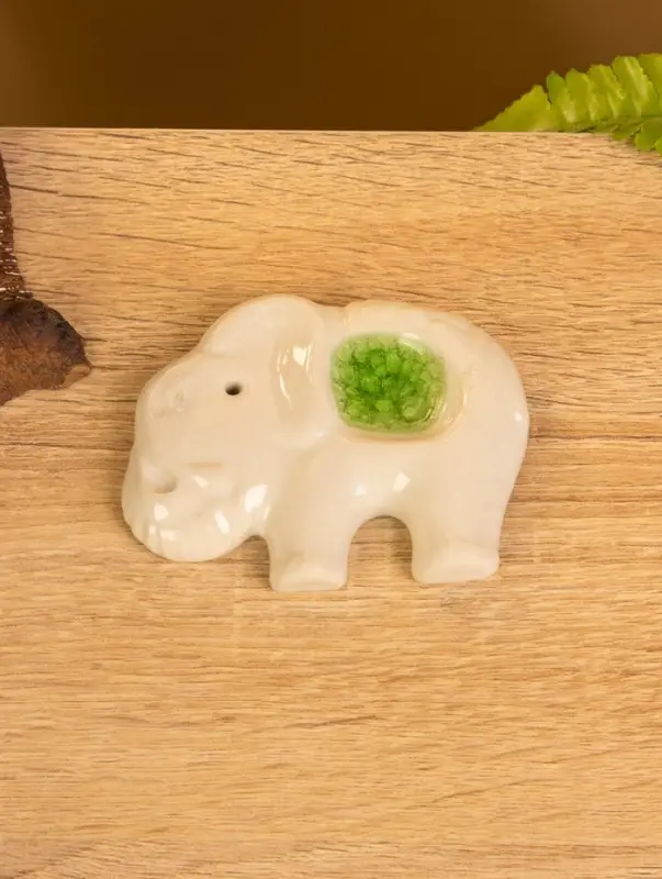 Подставка под благовония "Слоник" керамика, цв. МИКС, 7х8,5х0,8 см