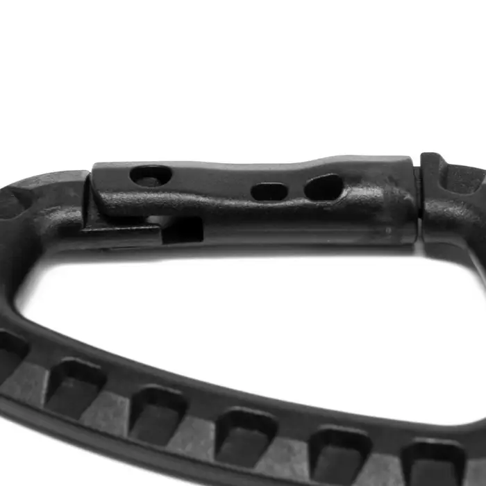 Карабин тактический D-образный ТУНДРА, 84&times;56&times;7 мм, черный