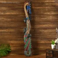 Панно настенное &laquo;Дракон цветной&raquo;, 100&times;16&times;2 см, дерево, МИКС