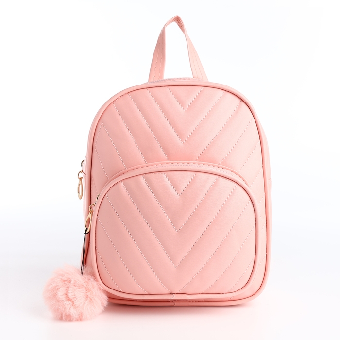 Рюкзак детский на молнии, цвет розовый Рюкзак детский на молнии, цвет розовый