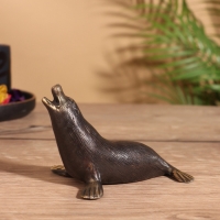 Сувенир бронза "Тюлень" 10х8х7 см