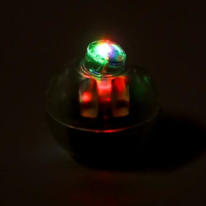 Светодиод для воздушного шара, круглый, цвет мультиколор, пластик