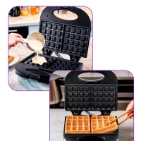 Вафельница электрическая для венских вафель КТ-3668 - 750 Вт