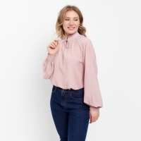 Блузка женская MINAKU: Enjoy цвет розовый, р-р 52