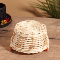 Корзина плетеная 16x15x8 см, ротанг