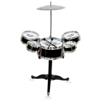 Барабанная установка &laquo;Хард-рок&raquo;, 5 барабанов, 1 тарелка, цвет чёрный
