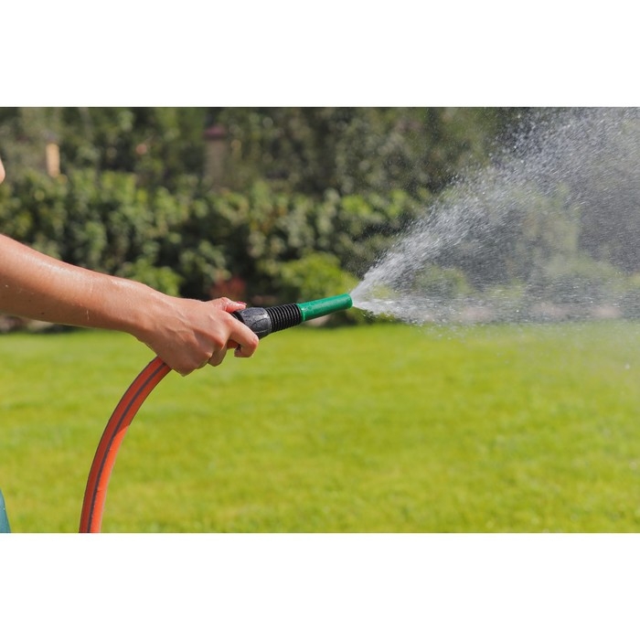 Набор: насадка для полива, коннектор, коннектор с аквастоп 3/4" (19 мм), адаптер1/2"&minus;3/4" (12 мм&minus;19 мм), ABS&minus;пластик