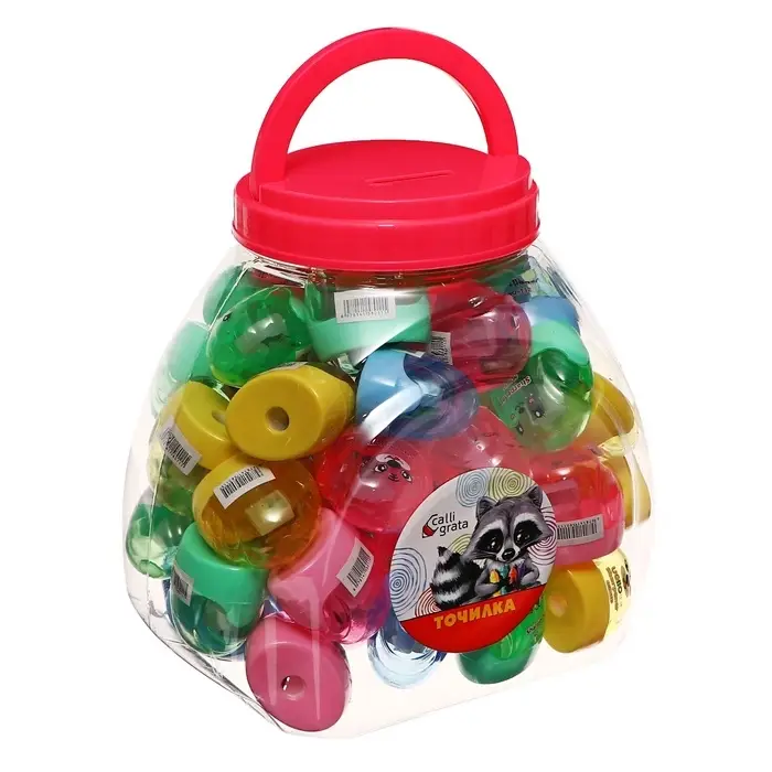 Точилка с контейнером &laquo;Конус&raquo;, МИКС