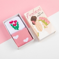 Набор женских носков KAFTAN "Расцветай&ldquo; 2 пары, размер 36-39 (23-25 см)