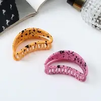 Краб для волос "Флоранс" дуга, 6,5 см, микс