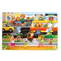 Пазлы &laquo;Город зверят&raquo;, 35 элементов