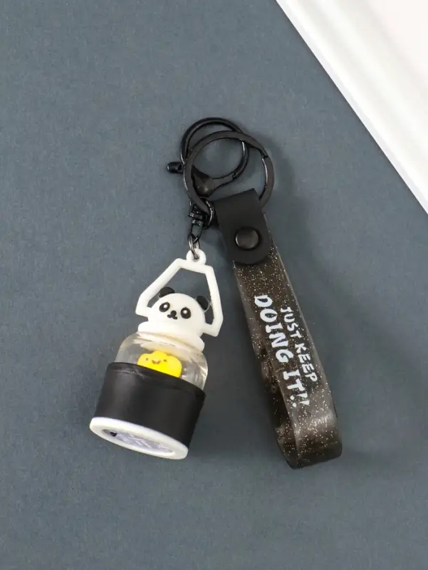 Брелок с карабином, ремешком свет "Панда-лампа" 3,2х3,2х21 см