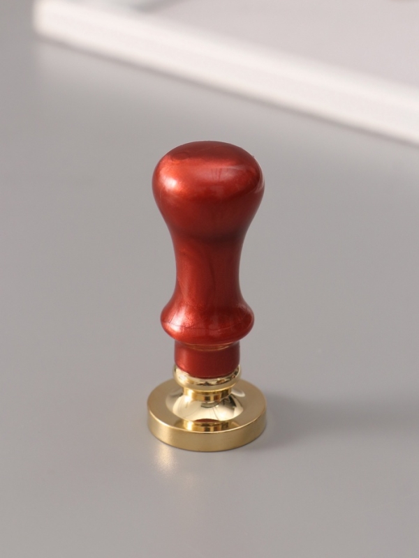 Печать для сургуча с пластиковой ручкой "Буква N на вензеле" 2,5х2,5х6,3 см