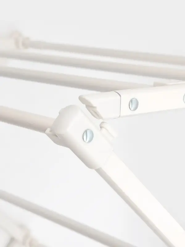 Сушилка для белья напольная LaDо́m, складная, раздвижная, металл, белая