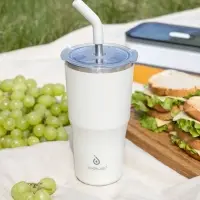 Термостакан Sapporo М, белый (молочный)