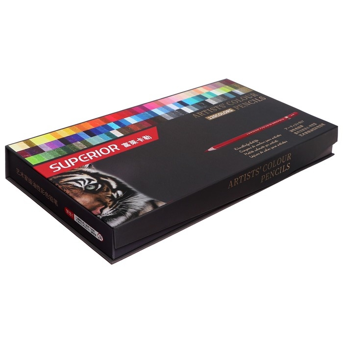 Карандаши масляные 120 цветов, в картонной коробке OCP-120