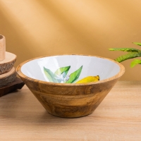 Салатник "Лимоны" дерево манго 25х25х10 см