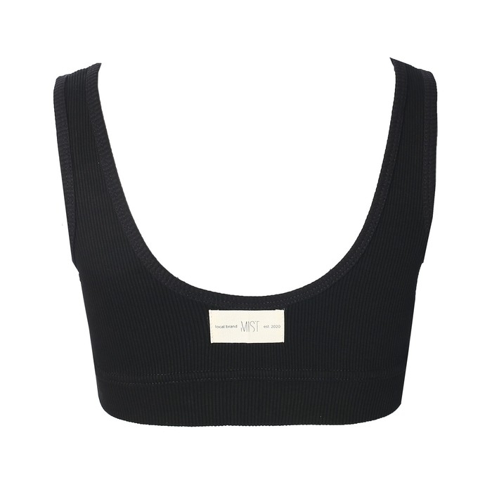 Топ женский укороченный Mist Old School размер 42, цвет чёрный