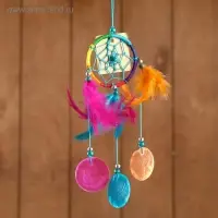 Ловец снов "Нежность" разноцветный 6х0,5х20 см