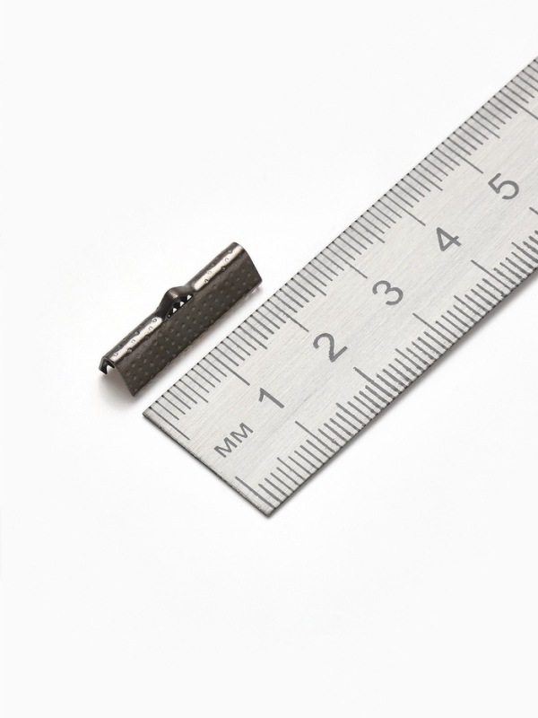 Зажим для ленты (набор 10 шт.) 22 мм СМ-343, цвет серый