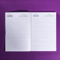 Ежедневник в тонкой обложке А5, 80 листов &laquo;Ужасного праздника&raquo;