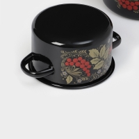 Набор кастрюль &laquo;Рябина&raquo;, 3 предмета: 1,5 л, 2,9 л, 4,5 л, индукция