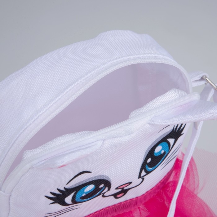 Сумка детская для девочки с фатином "Кошечка"