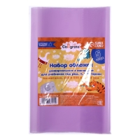 Набор обложек ПЭ 5 штук, 265 х 500 мм, 140 мкм, для учебника Петерсон, универсальная, с закладкой, МИКС Набор обложек ПЭ 5 штук, 265 х 500 мм, 140 мкм, для учебника Петерсон, универсальная, с закладкой, МИКС