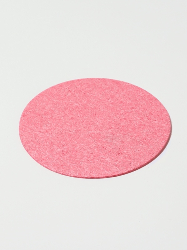Спонж д/умывания целлюлоза  (наб 10шт цена за наб) d6.5см розовый пакет QF