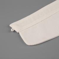 Воротник съёмный, диаметр горловины = 22 см, 42 &times; 6 см, цвет айвори