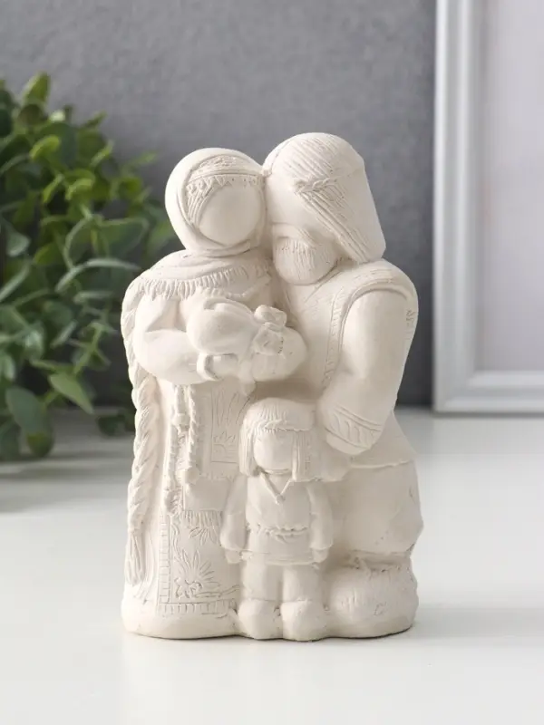 Фигура &laquo;Семейный оберег&raquo;, 14&times;8.5&times;6 см, натуральный