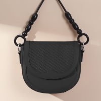 Ручки для сумки, 2 шт, 44,5 &times; 4,5 см, цвет чёрный