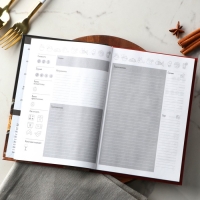 Книга для записи рецептов А5, 80 л. Твердый переплет &laquo;Блины&raquo;