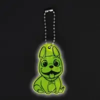 Светоотражающий элемент &laquo;Бульдог&raquo;, двусторонний, 3.6&times;5.7 см, МИКС