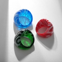 Кольцо &laquo;Муранское стекло&raquo; волны, цвет МИКС