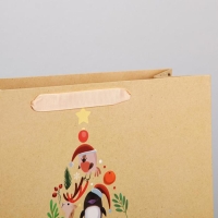 Пакет подарочный новогодний ламинированный &laquo;Дружный хоровод&raquo;, L 31 х 40 х 11.5 см