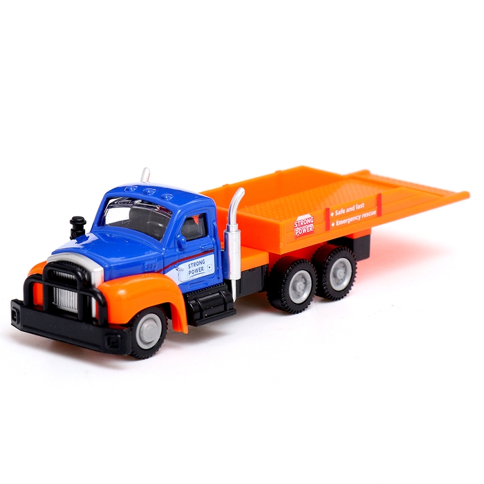 Грузовик металлический &laquo;Эвакуатор&raquo;, с машинкой, цвет МИКС