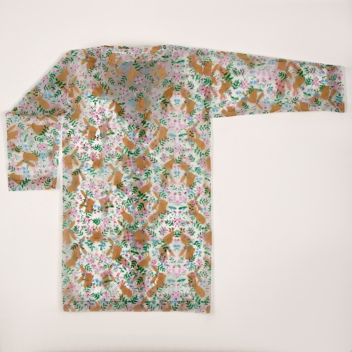 Дождевик детский &laquo;Зайчики&raquo;, рост 125-155 см