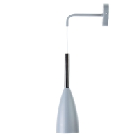 Бра "Капля" Е27 40Вт серый 10х10х35-135см Бра "Капля" Е27 40Вт серый 10х10х35-135см