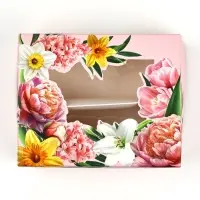 Кондитерская упаковка для макарун с окном, &laquo;Самой прекрасной&raquo;, 11 х 13.5 х 5.5 см